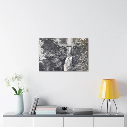 Multnomah Falls Oregon Canvas Gallery Wraps 30" x 20" 1.25"