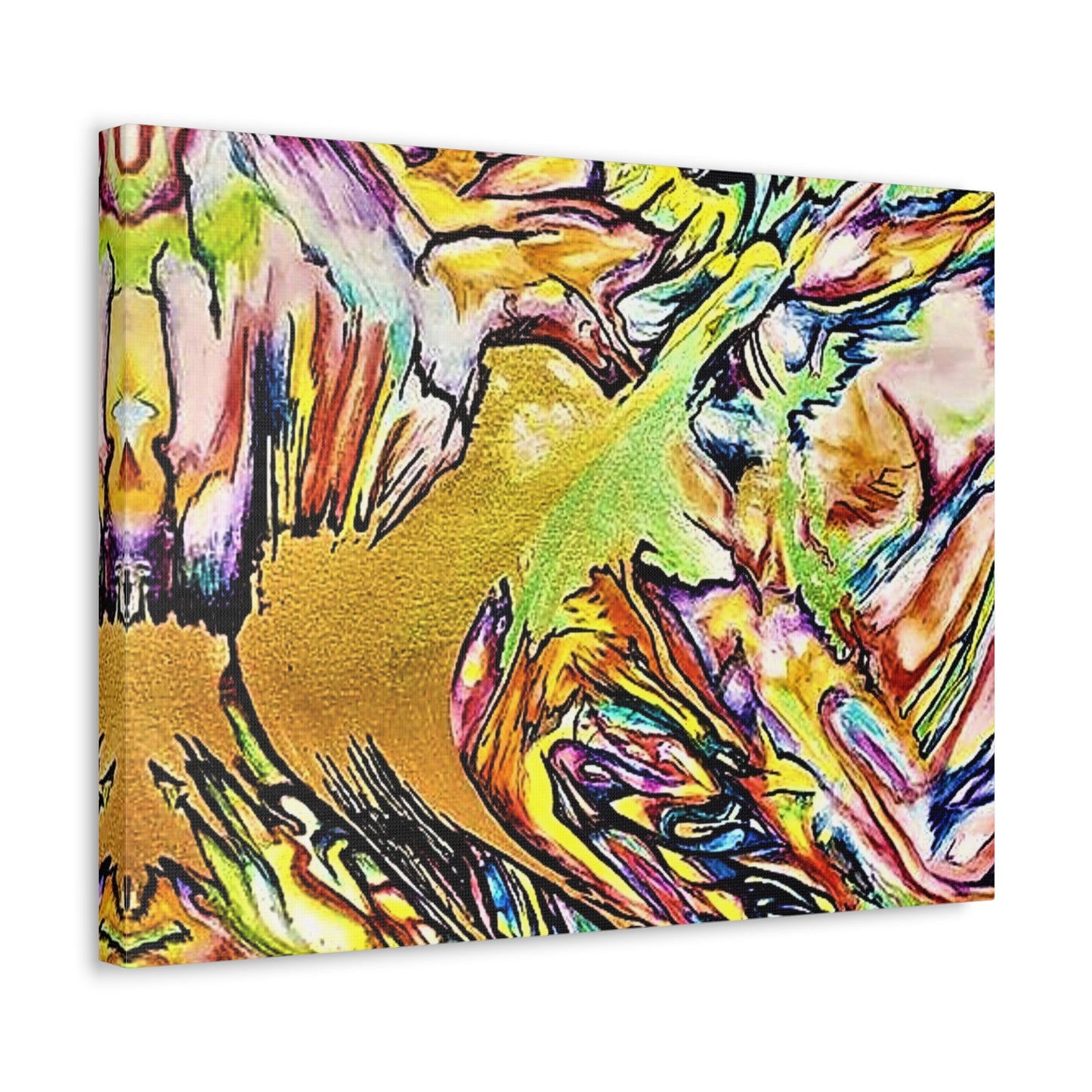 Phoenix Rising Stretched Canvas