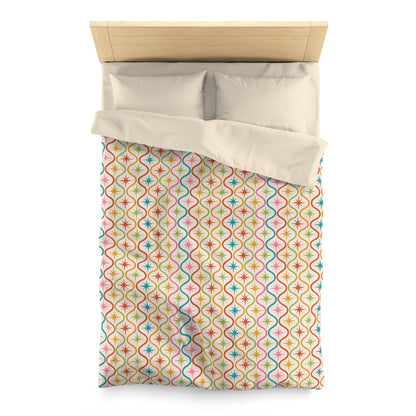 Colorful Patterned Microfiber Duvet Cover - Kia Day Design