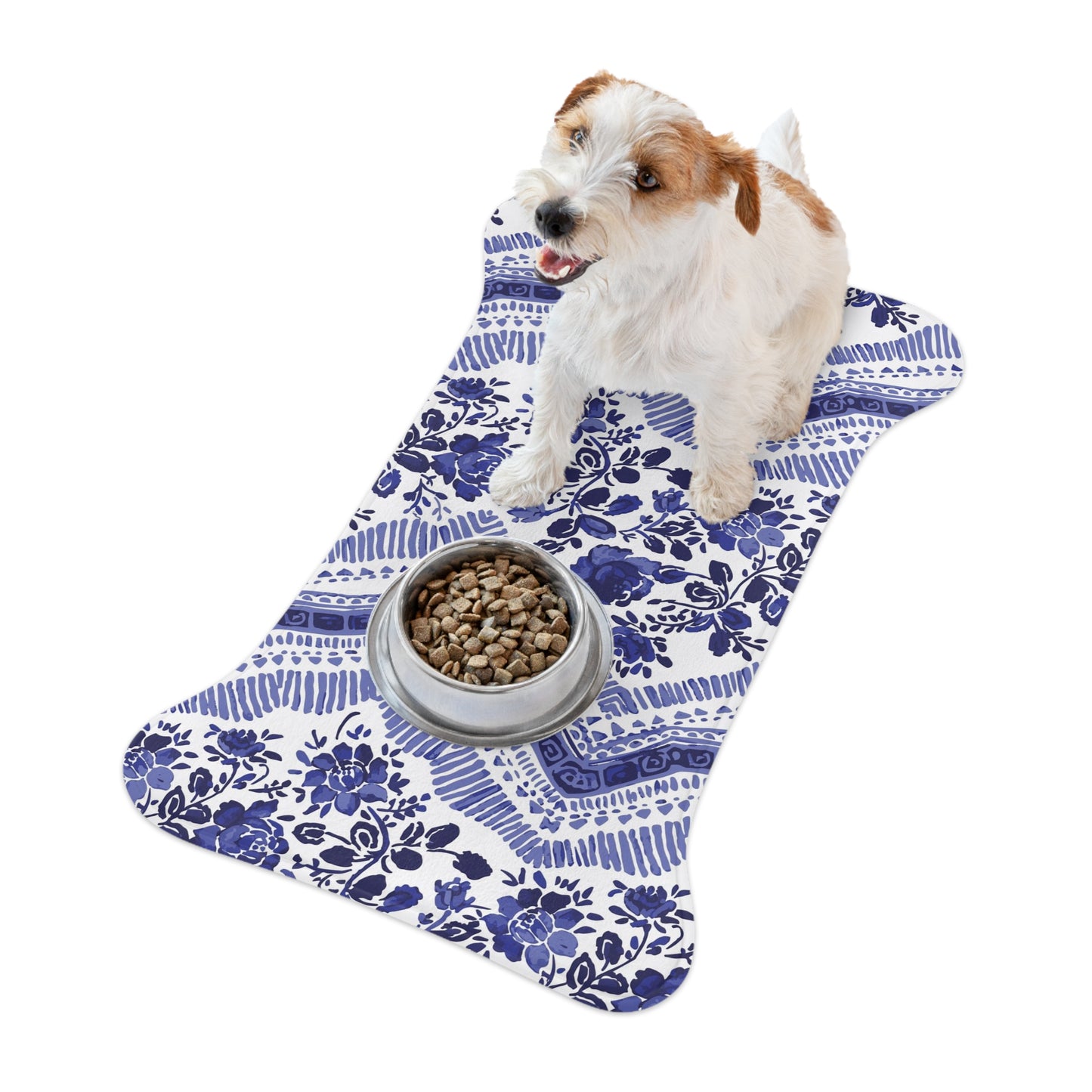 Bohemian Paisley Pet Feeding Mats