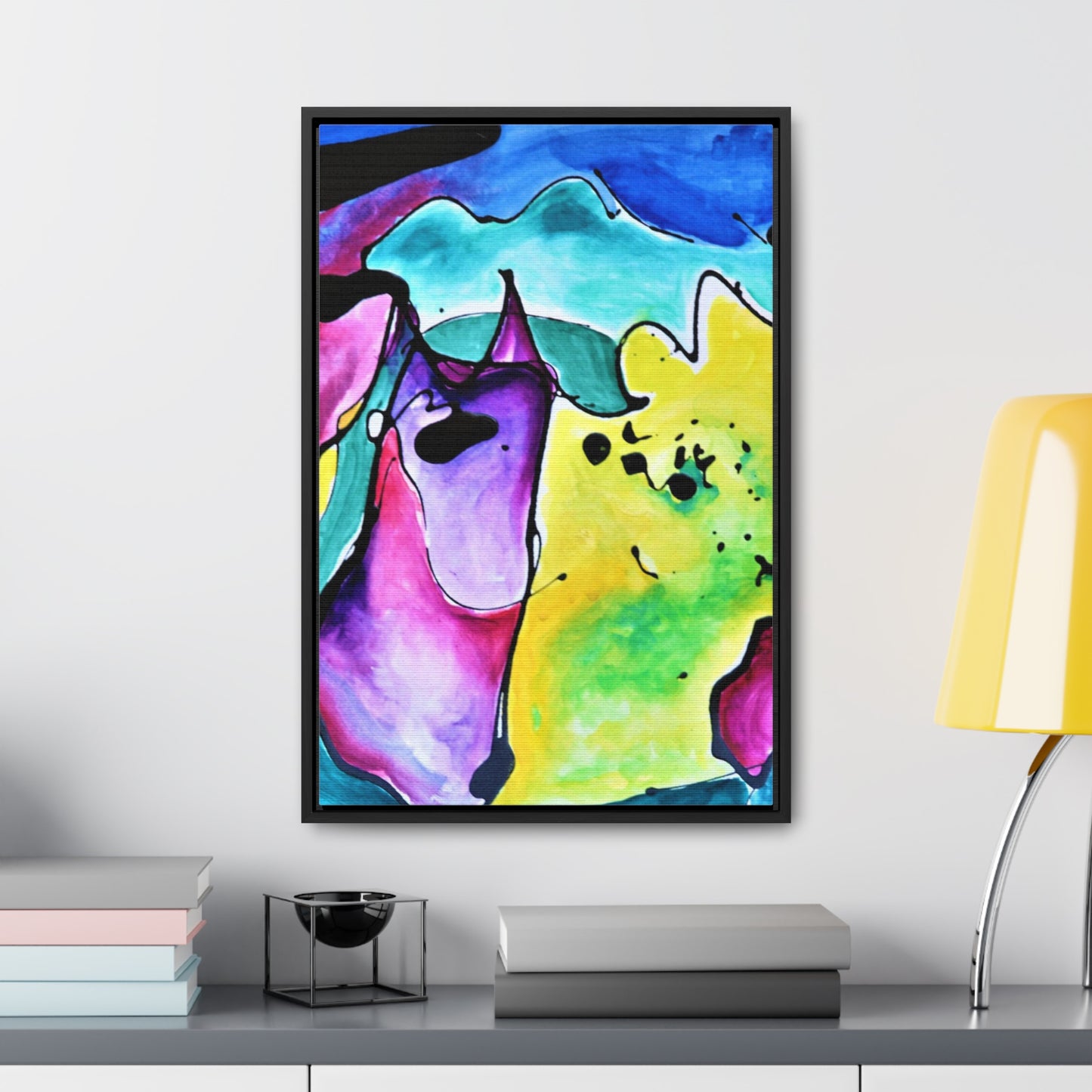 Cat Dog Gallery Canvas Wraps, Vertical Frame