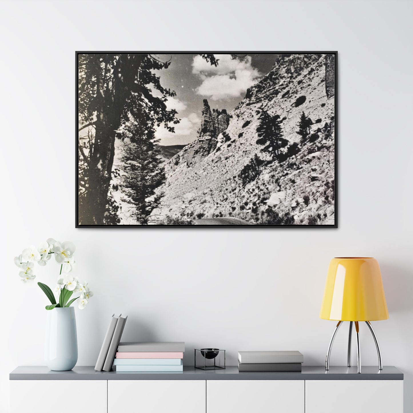 Eagle's Nest Rock Yellowstone Gallery Canvas Wraps, Horizontal Frame