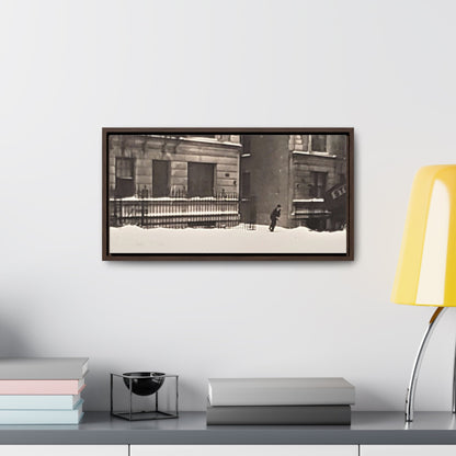 430 W 119th St New York Gallery Canvas Wraps Horizontal Frame 20″ x 10″ white black Premium Gallery Wraps (1.25″)