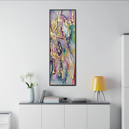 Purple Rain Gallery Canvas Wraps, Vertical Frame