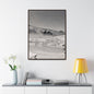 Mammoth Hot Springs Gallery Canvas Wraps Vertical Frame 30″ x 40″ Premium Gallery Wraps (1.25″) Walnut