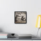Concrete Worker Gallery Canvas Wraps Square Frame 10″ x 10″ Premium Gallery Wraps (1.25″) Black