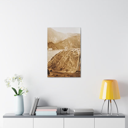Back View Morris Dam Spillway Canvas Gallery Wraps 20″ x 30″ 1.25"