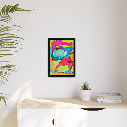 Kool Kid Matte Canvas Framed - Kia Day Design