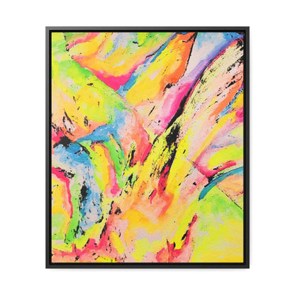 Neon Fire Gallery Canvas Wraps, Vertical Frame 20″ x 24″ Premium Gallery Wraps (1.25″)