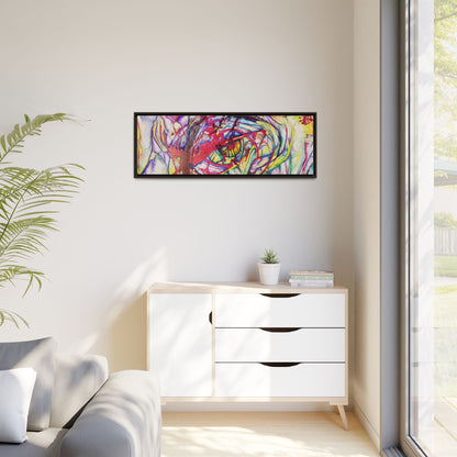 The Eye Framed Art Print - Kia Day Design