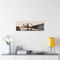 Refueling Mid-Contintent Chief Line Omaha Airport 1939 Canvas Gallery Wraps 36″ x 12″ 1.25"