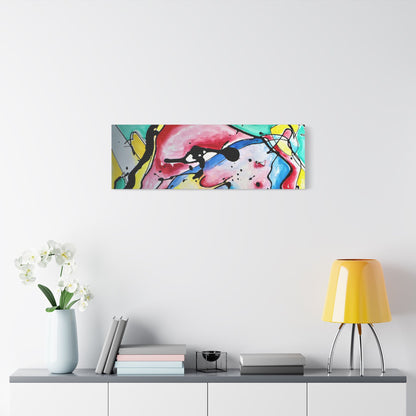 3rd Eye Sundae Satin Canvas Stretched - Kia Day Design