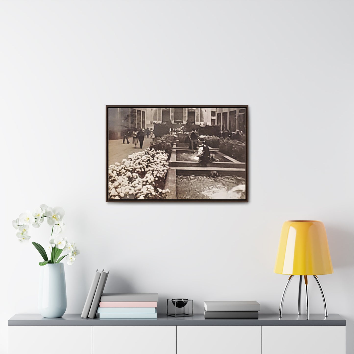 Rockefeller Plaza Gallery Canvas Wraps, Horizontal Frame