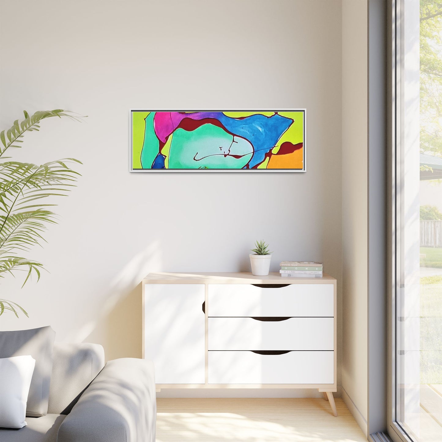 Kool Kid Matte Canvas Framed - Kia Day Design