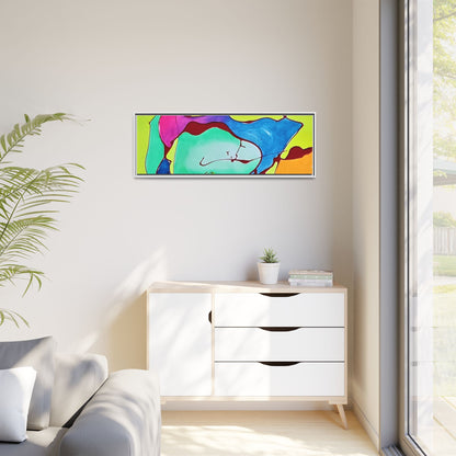 Kool Kid Matte Canvas Framed - Kia Day Design