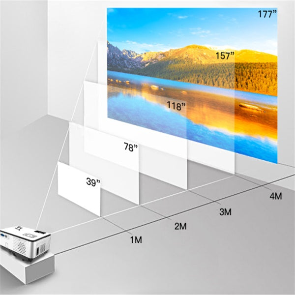 Home theater movie support 4K video Android projector - - 0