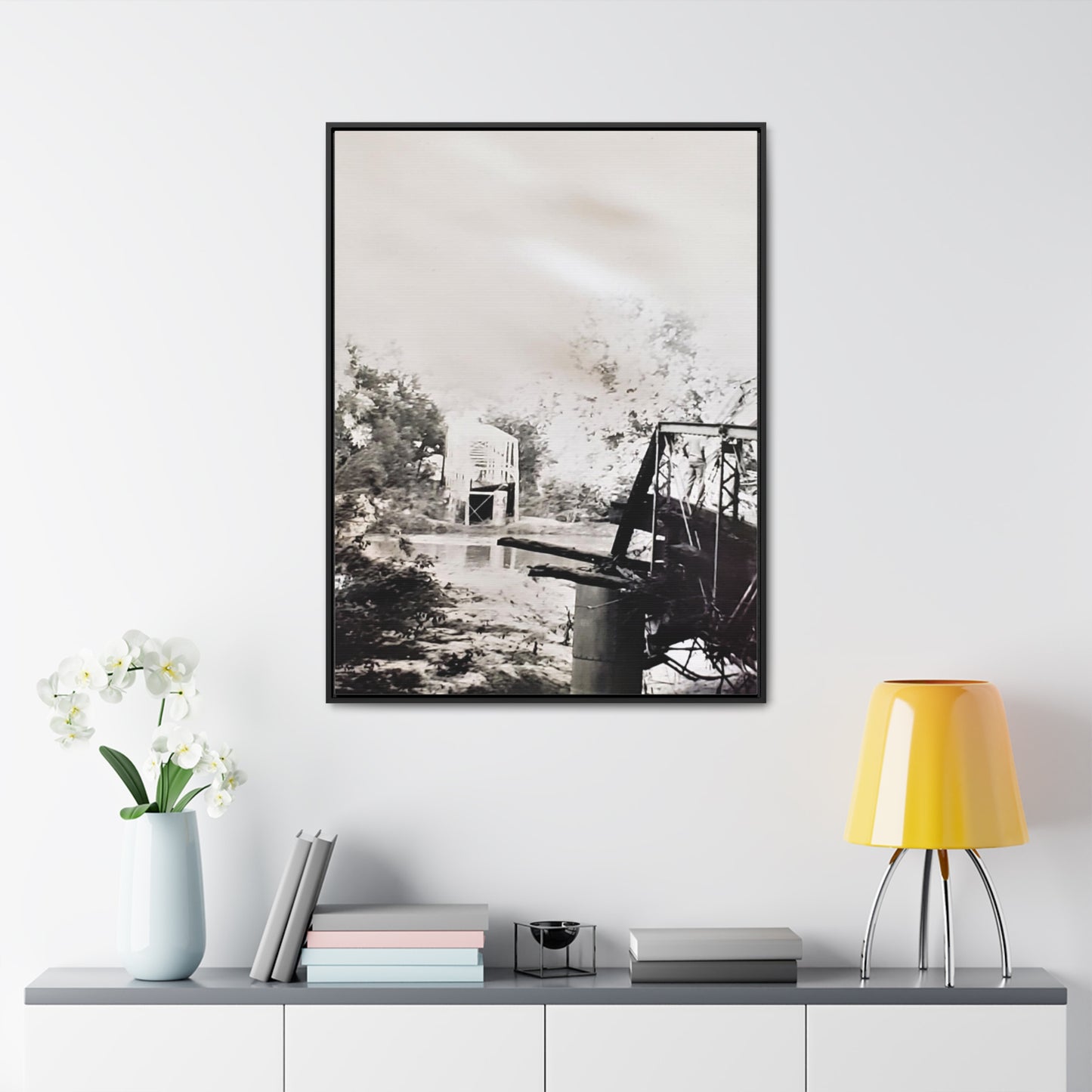 Bridge Gallery Canvas Wraps, Vertical Frame