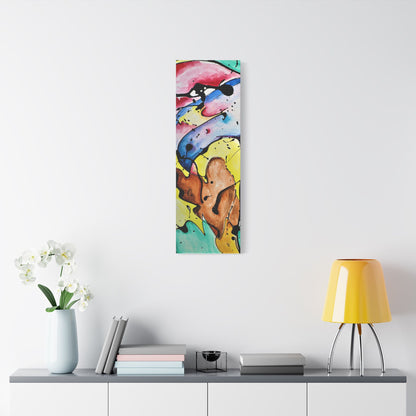 3rd Eye Sundae Satin Canvas Stretched - Kia Day Design