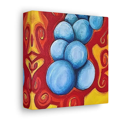 Blue Balls Canvas Gallery Wraps