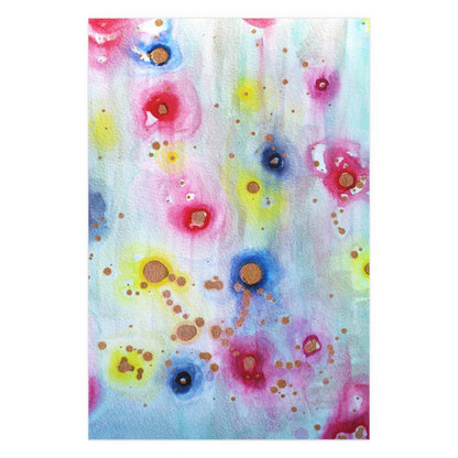 Raining Blooms Silk Posters 32″ x 48″ (Vertical) Semi Glossy