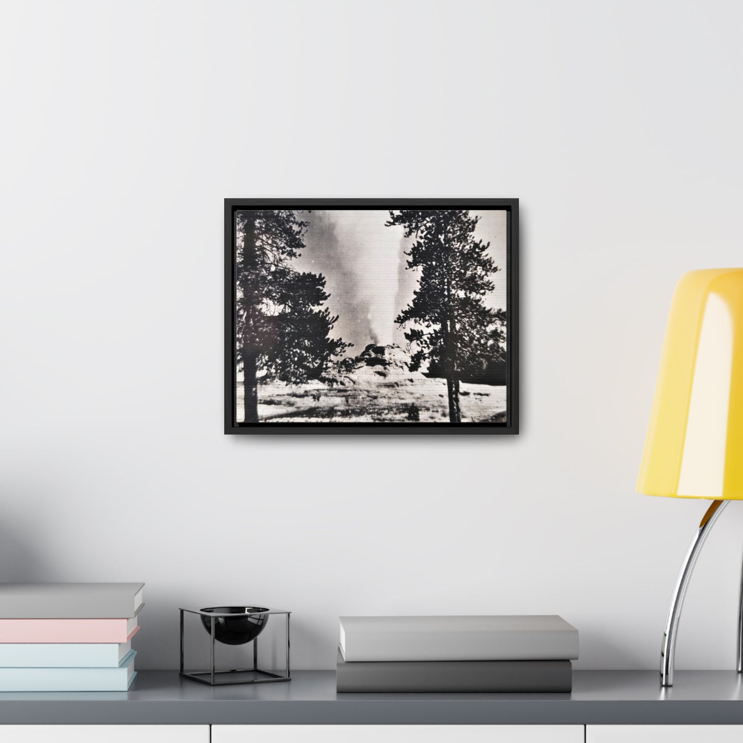 Castle Geyser Yellowstone Gallery Canvas Wraps, Horizontal Frame