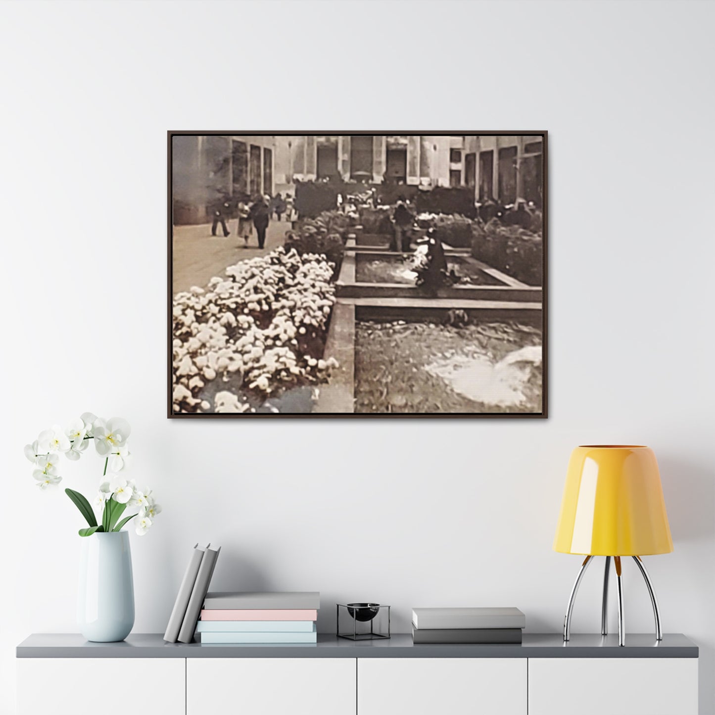 Rockefeller Plaza Gallery Canvas Wraps, Horizontal Frame