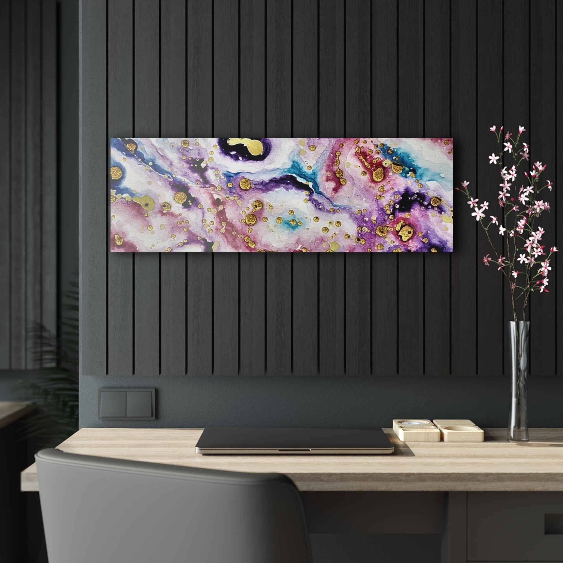 Cosmic Sky Acrylic Prints - 36" x 12" (Horizontal) Glossy - Home Decor