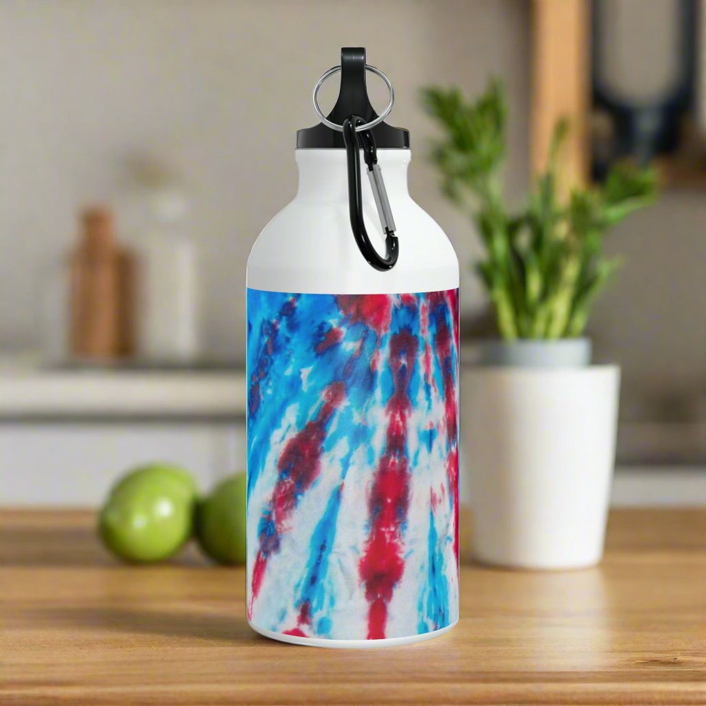 Red White Blue Tie Dye Oregon Sport Bottle