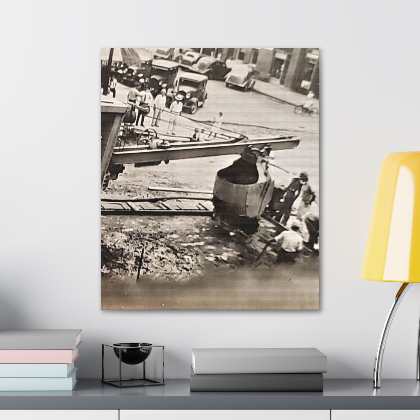 Concrete Worker Canvas Gallery Wraps