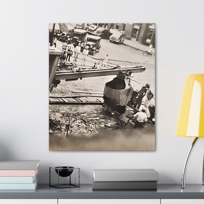 Concrete Worker Canvas Gallery Wraps 20″ x 24″ 1.25"