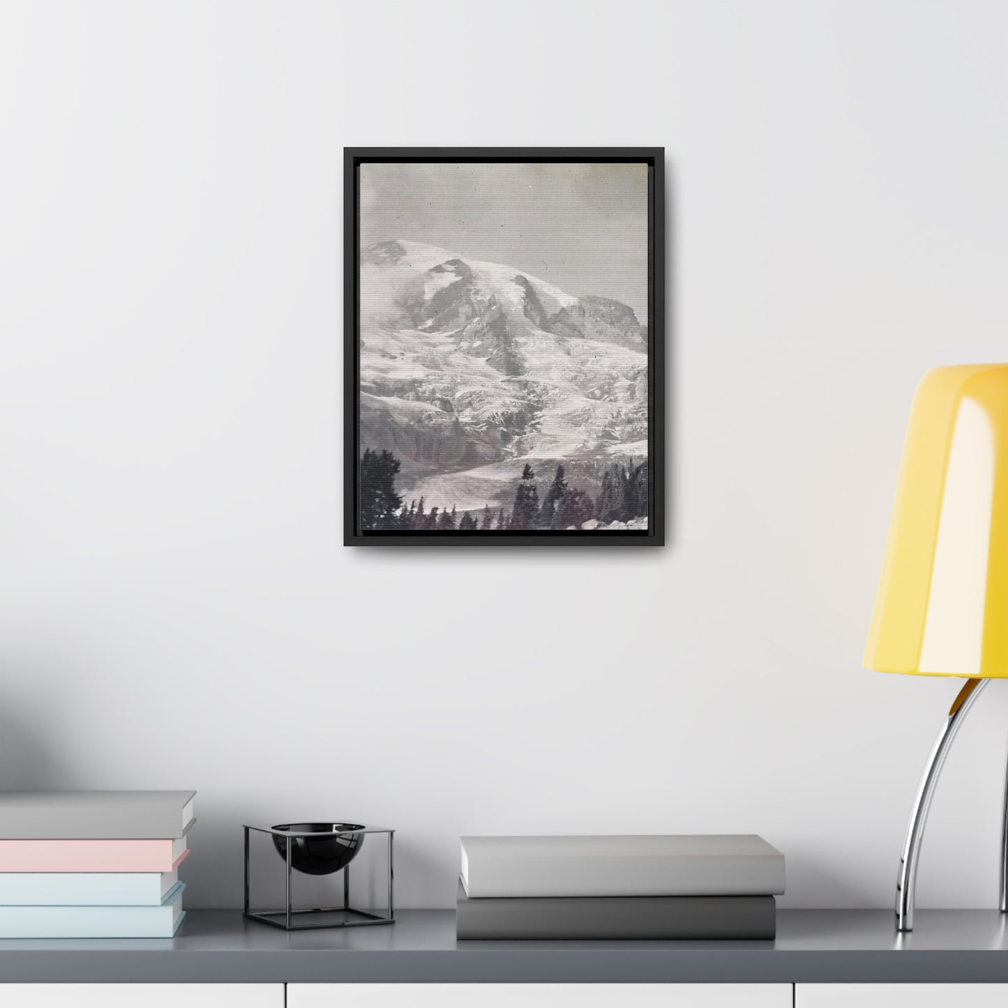 Mount Rainier Gallery Canvas Wraps, Vertical Frame