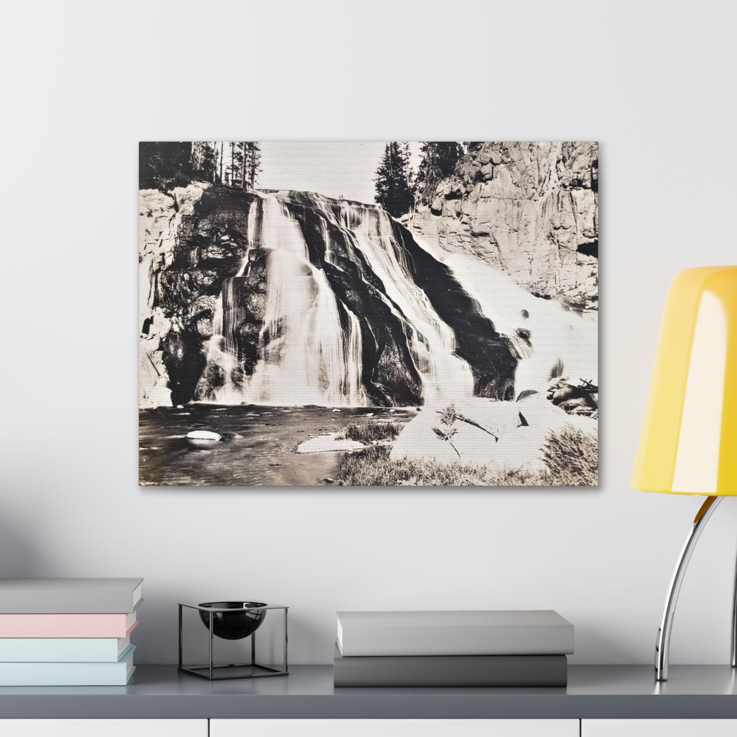 Gibbon Falls Yellowstone Canvas Gallery Wraps