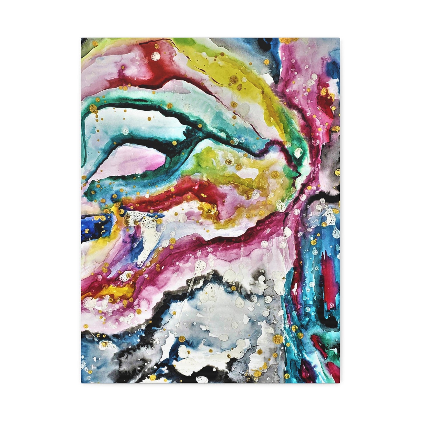 Cosmic Face Stretched Canvas