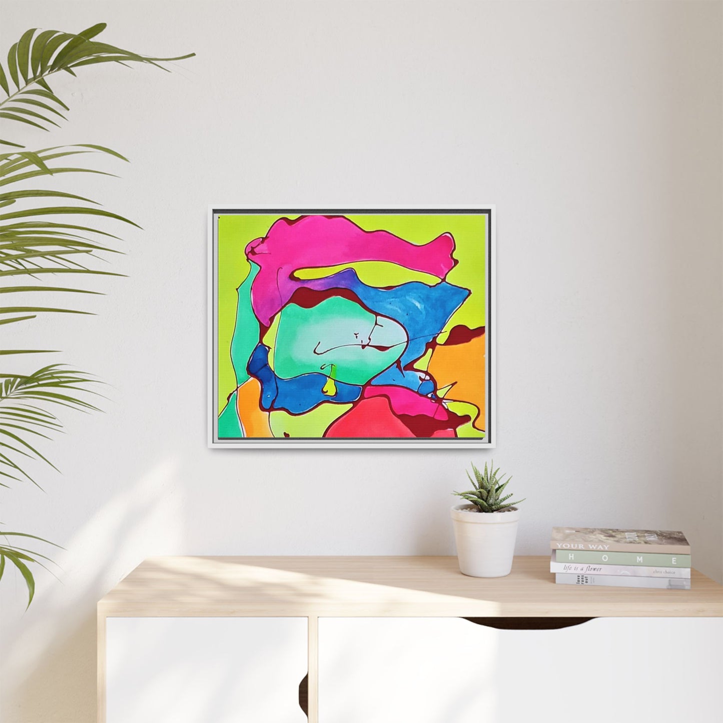 Kool Kid Matte Canvas Framed - Kia Day Design