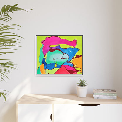 Kool Kid Matte Canvas Framed - Kia Day Design