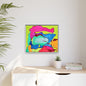 Kool Kid Matte Canvas Framed - Kia Day Design