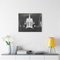 Golden Gate International Exposition Night Satin Canvas Stretched 30" x 24" (Horizontal) 1.5"