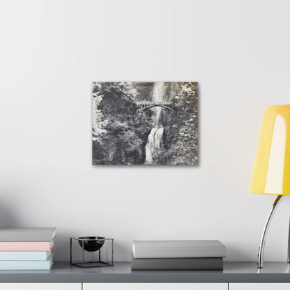 Multnomah Falls Oregon Canvas Gallery Wraps 14″ x 11″ 1.25"