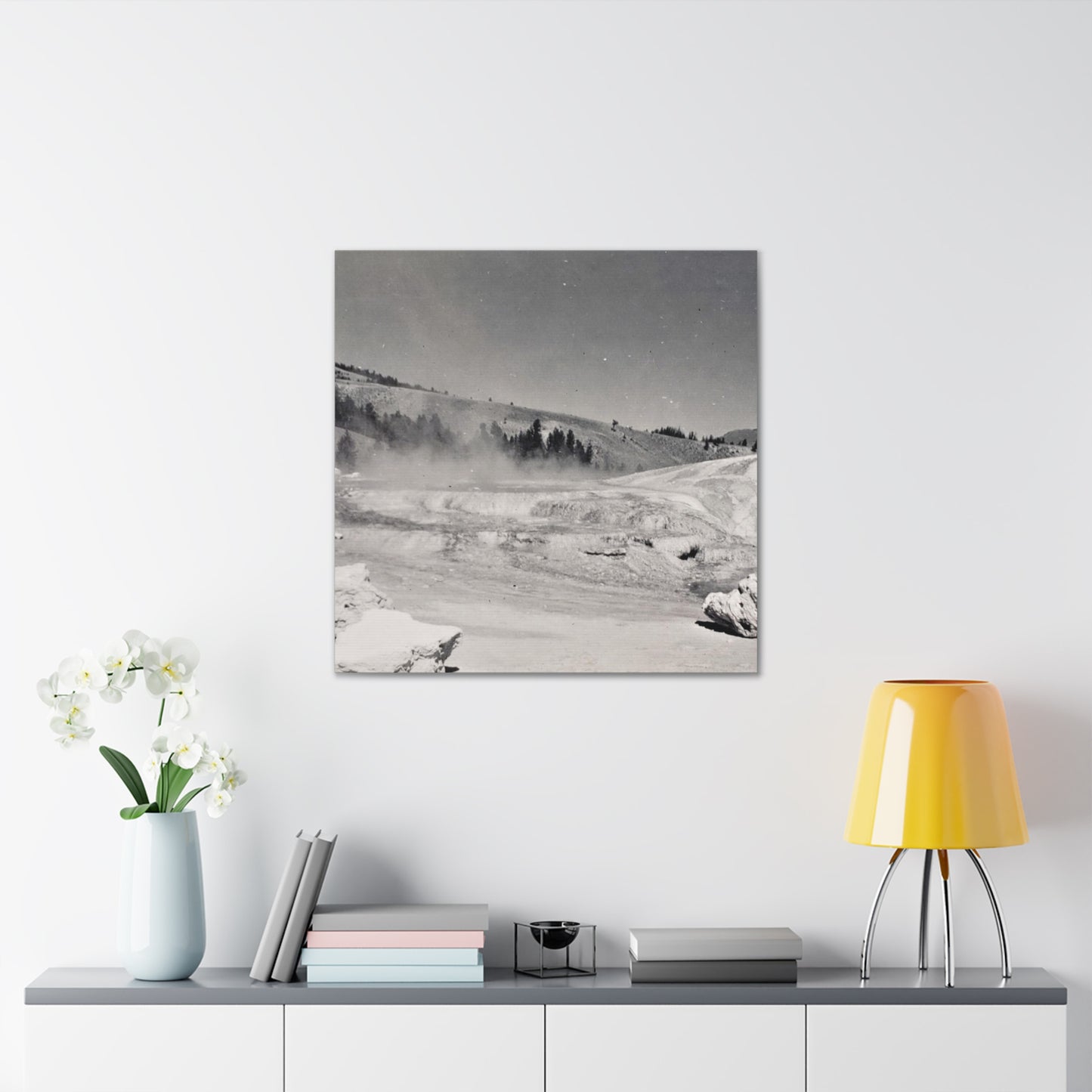 Mammoth Hot Springs Canvas Gallery Wraps