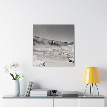 Mammoth Hot Springs Canvas Gallery Wraps 30″ x 30″ 1.25"