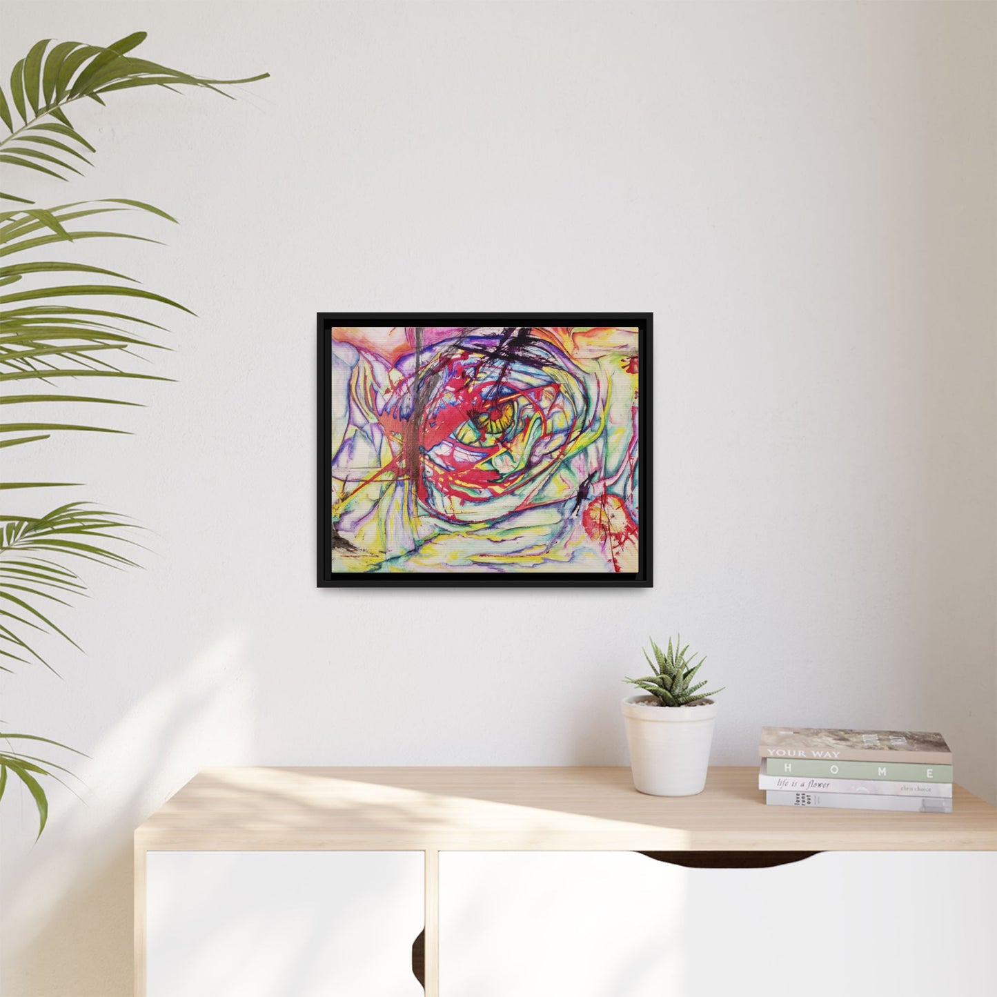 The Eye Framed Art Print - Kia Day Design