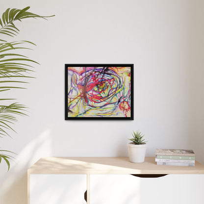 The Eye Framed Art Print - Kia Day Design