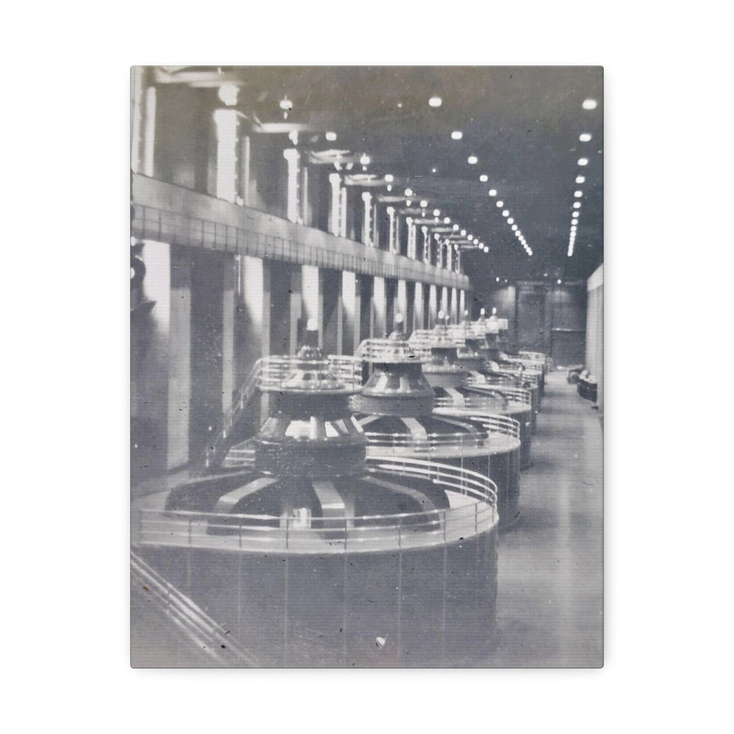 Boulder Dam Powerhouse Stretched Canvas