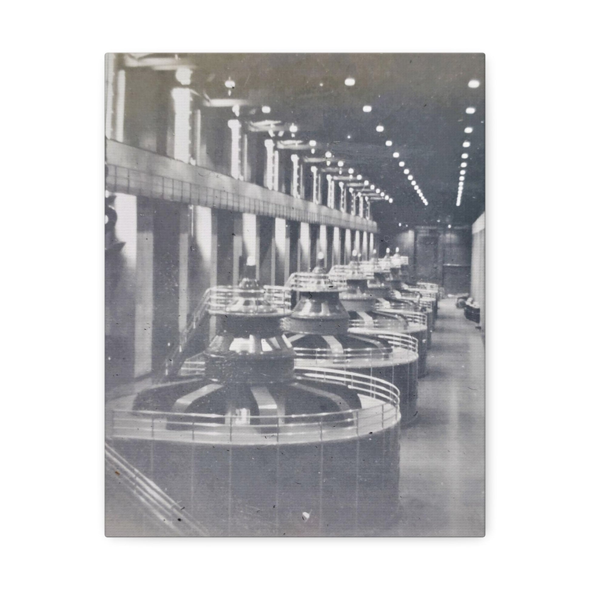Boulder Dam Powerhouse Stretched Canvas