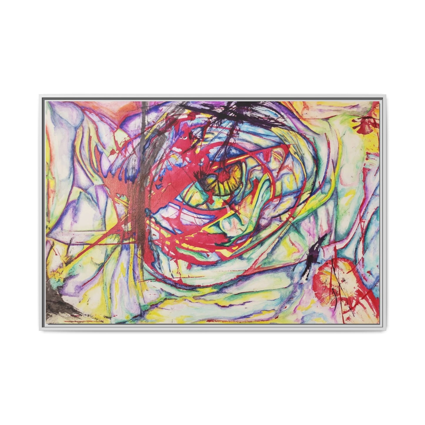 The Eye Framed Art Print - Kia Day Design