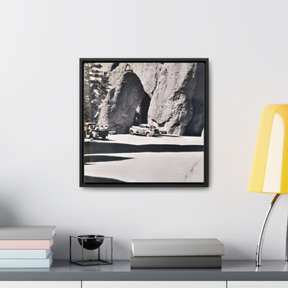 At the Needles Gallery Canvas Wraps Square Frame 16″ x 16″ Premium Gallery Wraps (1.25″) Black