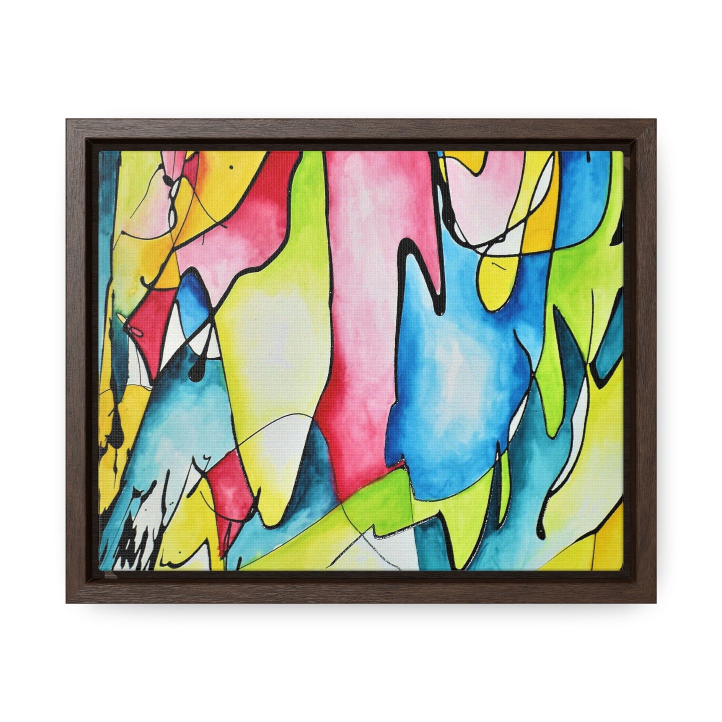 Blue Flame Gallery Canvas Wraps, Horizontal Frame