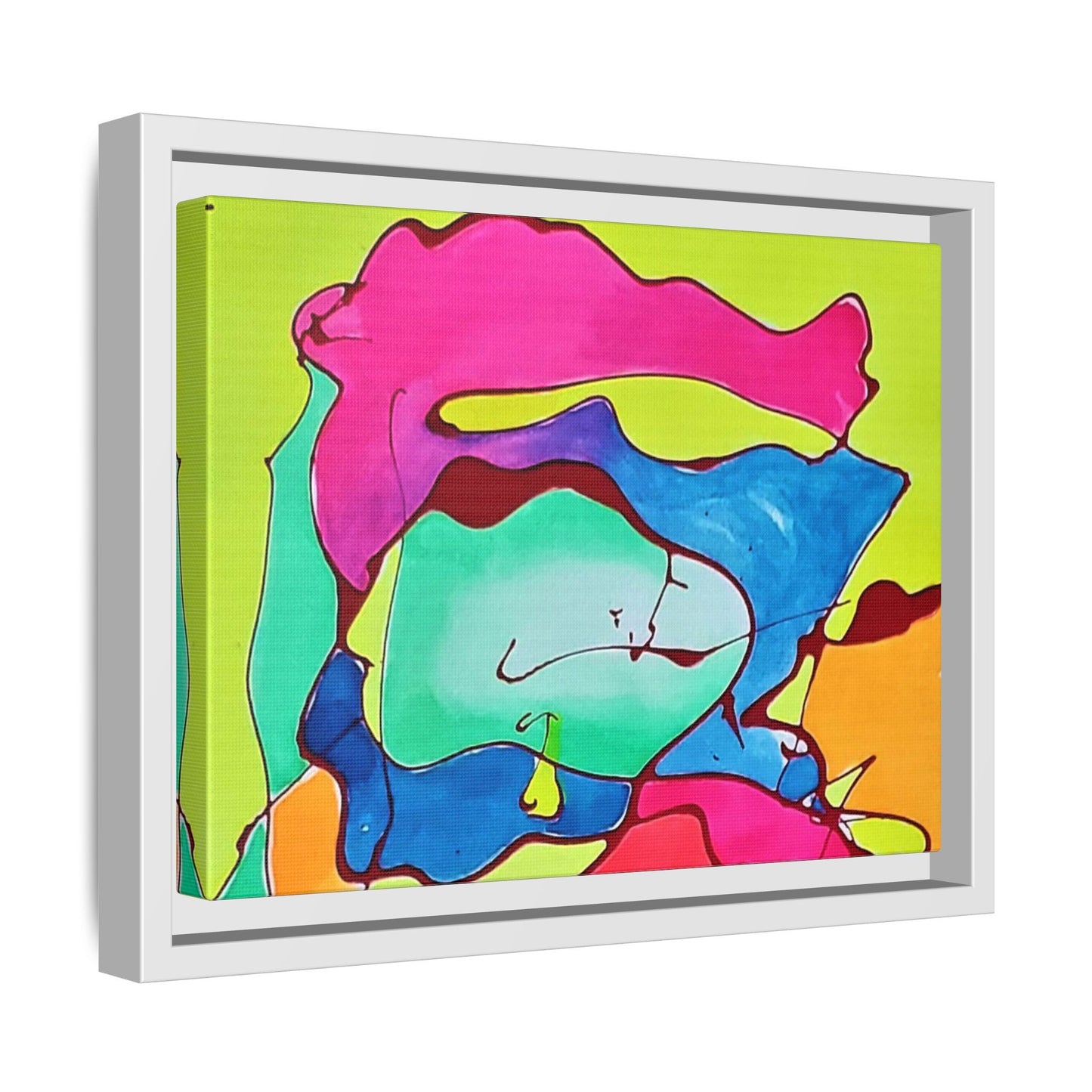 Kool Kid Matte Canvas Framed - Kia Day Design