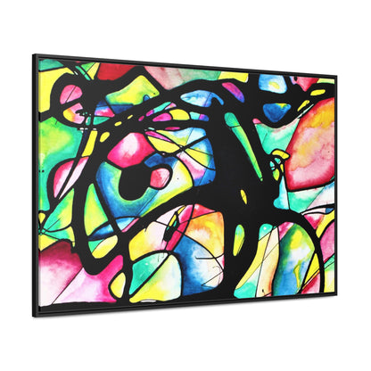 Peacock Gallery Canvas Wraps, Horizontal Frame