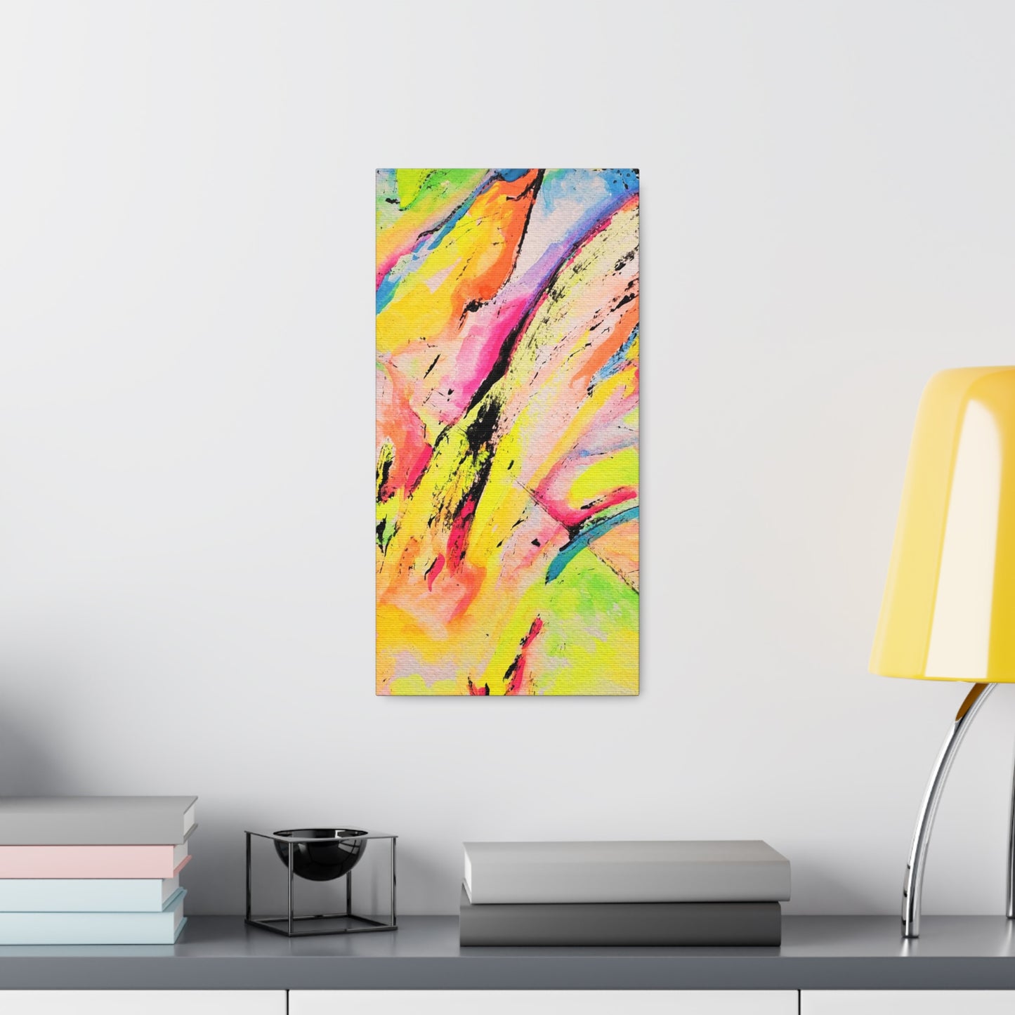 Neon Fire Canvas Gallery Wraps